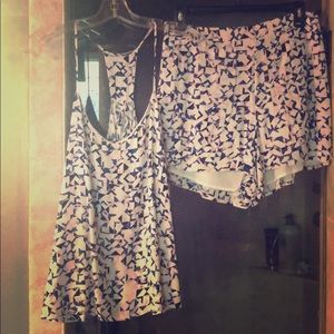 Top and shorts (matching)